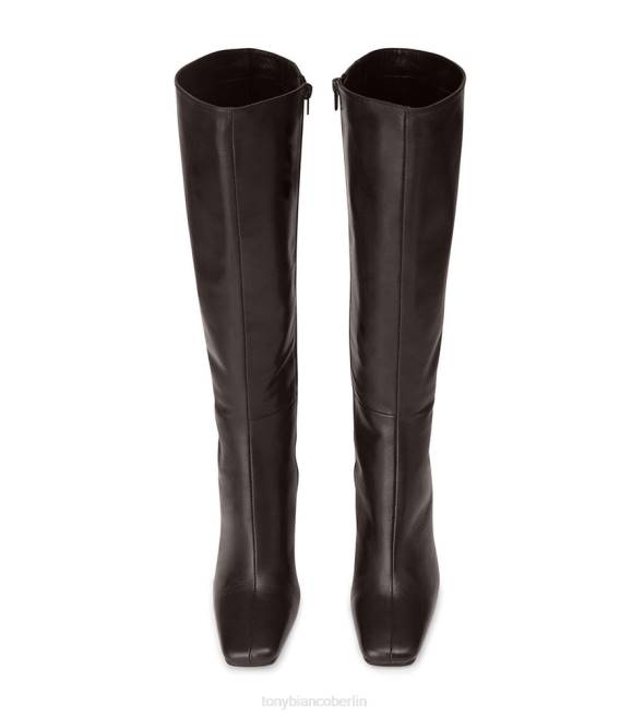 kniehohe Stiefel| de Tony Bianco Frauen Havanna-Kalbsstiefel Schoko-Nappa 4624436